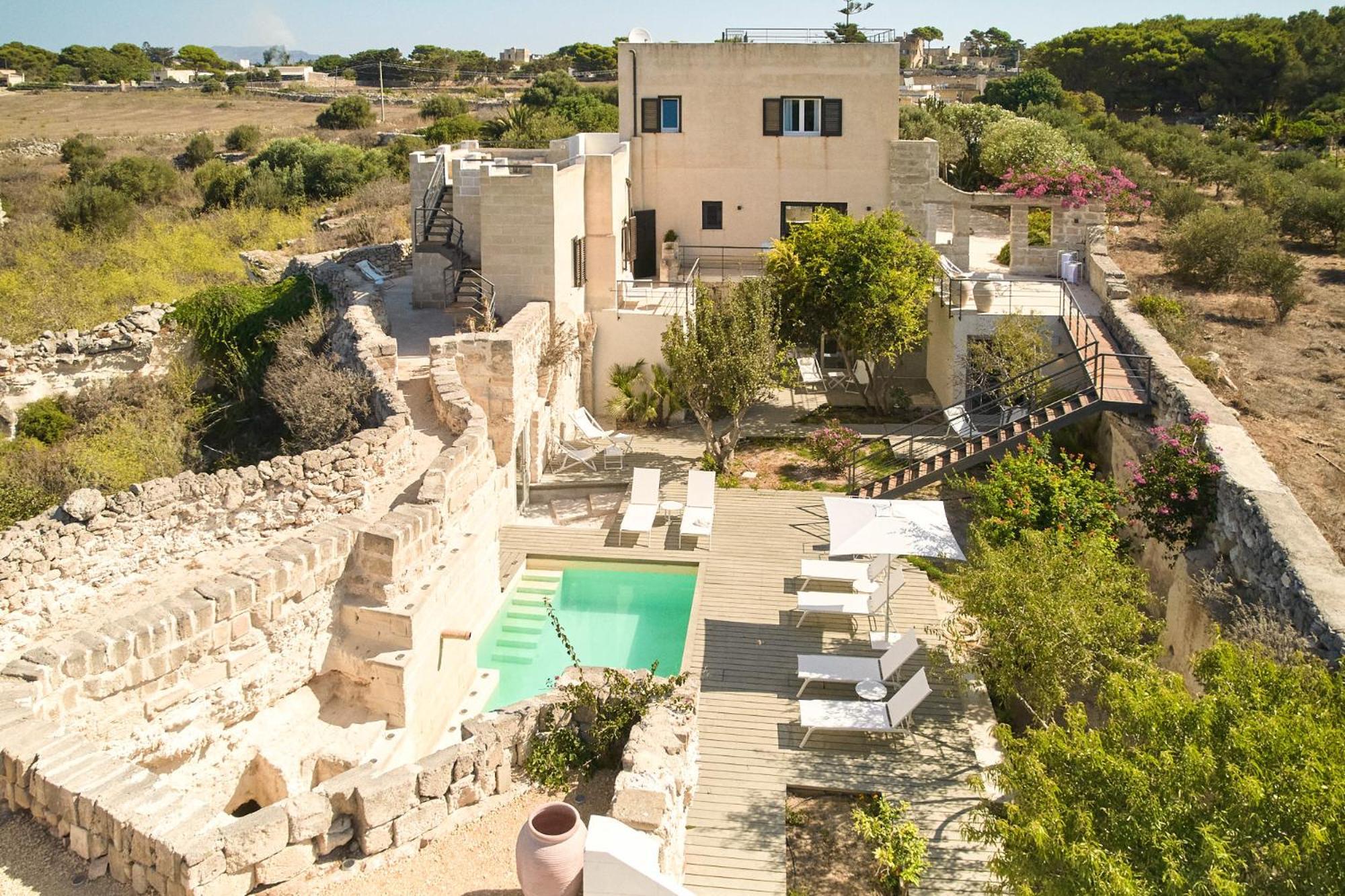 Villa Rocce Bianche Фавиньяна Экстерьер фото