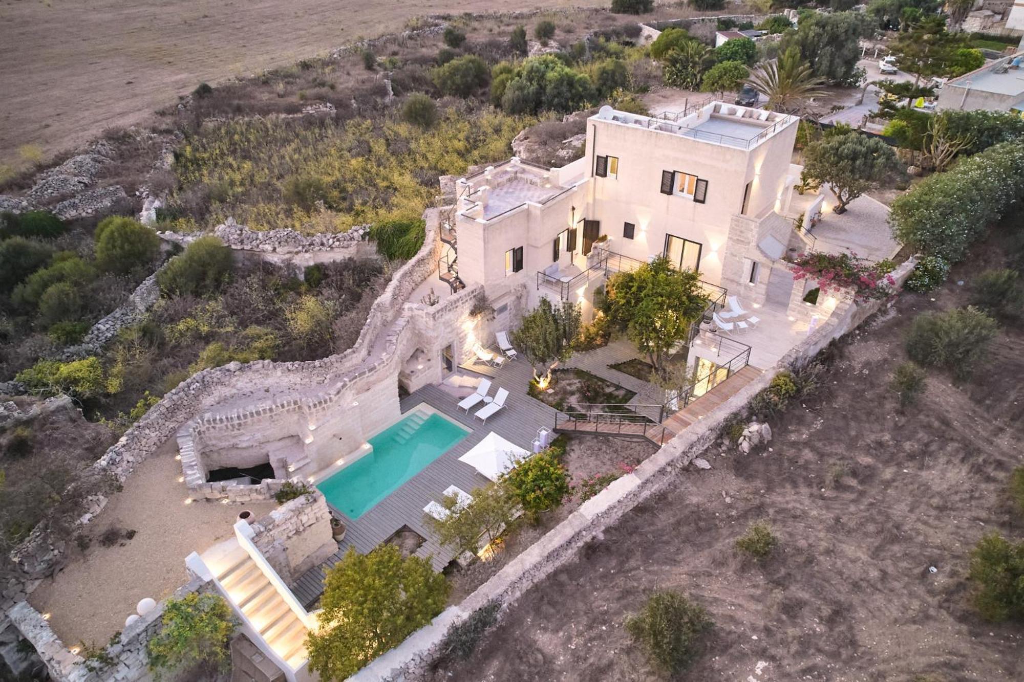 Villa Rocce Bianche Фавиньяна Экстерьер фото